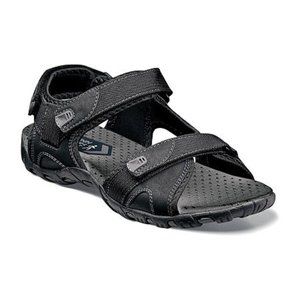 Nunn Bush Men's Rio Bravo‎ Fisherman Sandal, Black, Size 7, NIB